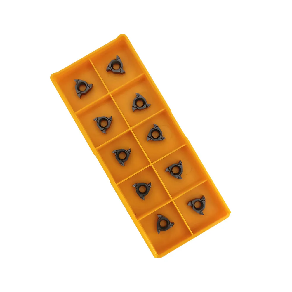 Herramienta de torneado de roscado de acero inoxidable, 11IR, A55, A60, 11IR, 1,0/1,25/1,5/1,75/2.0ISO, insertos carbidos, cuchilla para 316L/304