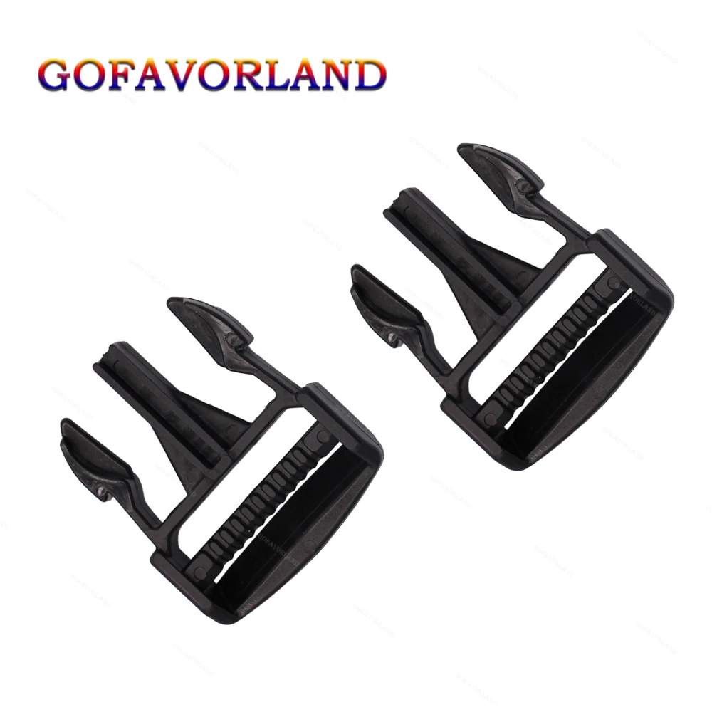 

2Pcs Left Or Right Or Front Or Rear 40mm Male Side Body Net Buckle Black Plastic 5452505 For Polaris Ranger 570 XP Diesel 2016