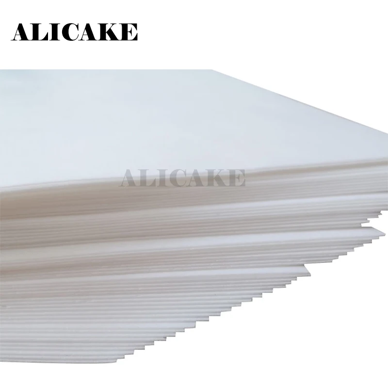 50Pcs Wafer Sheets for Cake Rice Paper A4 Size 0.3/0.65mm Thickness Cake Decoration Tools Digital Printing For Party Wedding