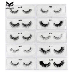 AMAOLASH Eyelashes 3D Mink Lashes Long Lasting Mink Eyelashes Natural Volume Eyelash Extension False Eyelashes Makeup A04