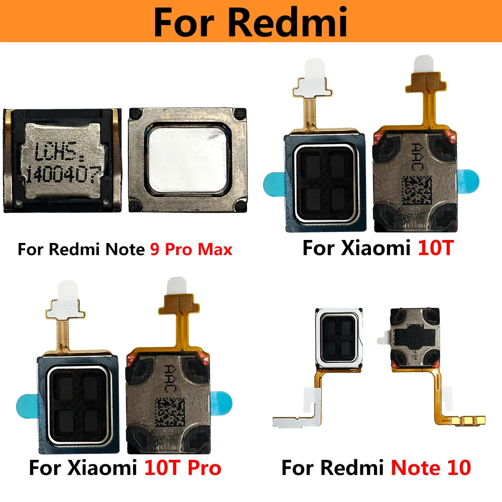 Auricular para Xiaomi Mi 10T, Redmi Note 7, 8T, 9 Pro, 9S, Note 10, 11, 11s Pro Plus, 4G, 5G