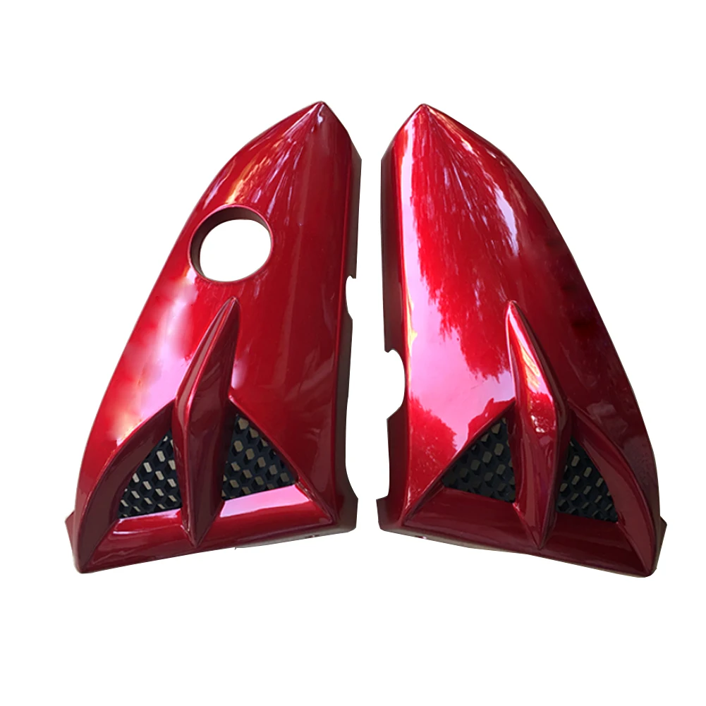 1 Pair Motorcycle Air Scoop Fuel Tank Shroud Cowling For YAMAHA YBR125  JYM125-2 YBR 125 G Fuel Tank Guard Plate Red Blue Black