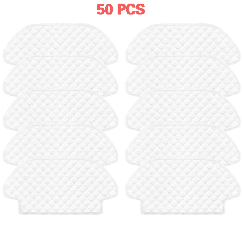 10/30/50 PCS Disposableผ้าเช็ดทำความสะอาดMopsสำหรับViomi V2 Pro V3 V-RVCLM21BMijia STYJ02YMสำหรับ 3290/3490/3690 อุปกรณ์เสริม