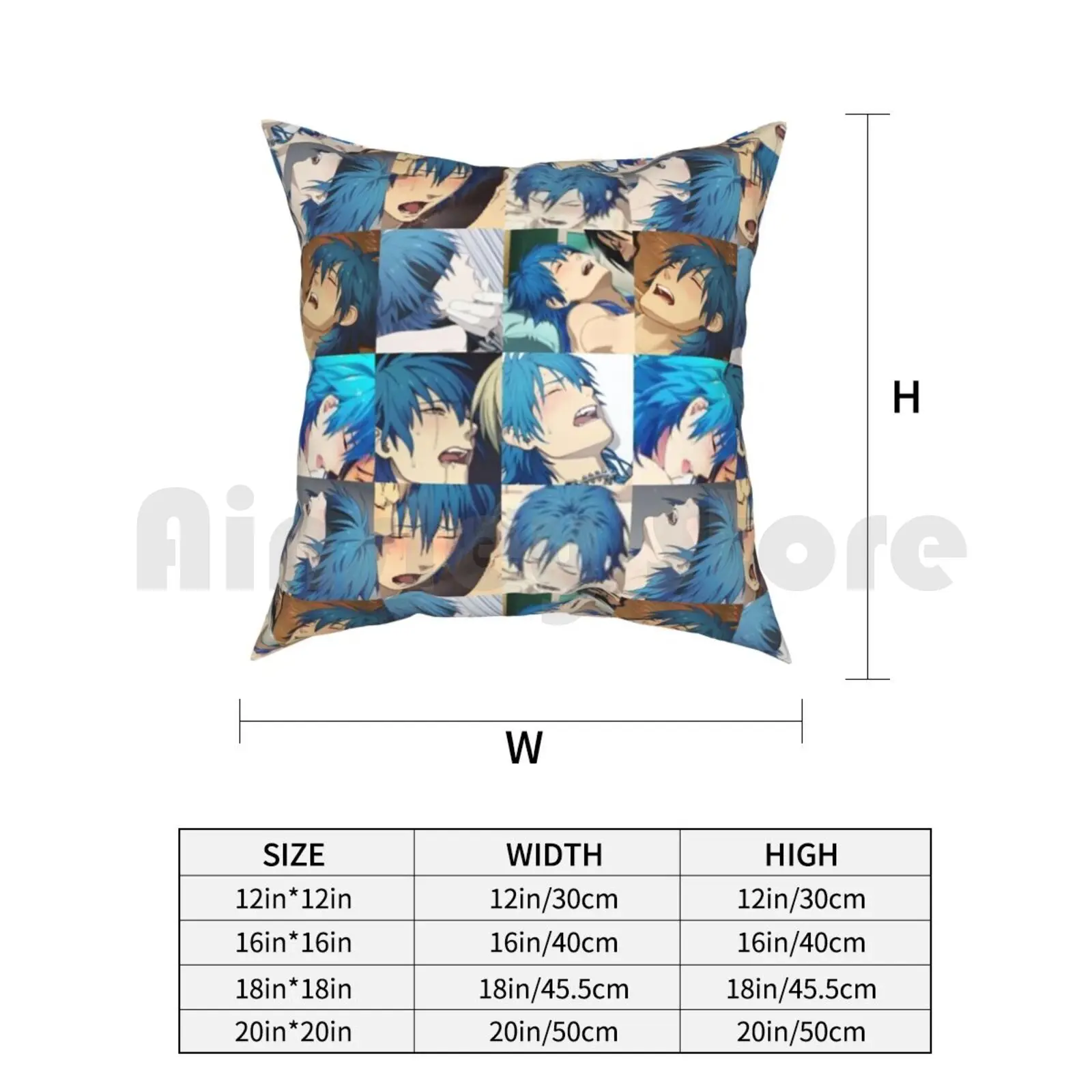 Aoba drammatical custodia per cuscino per assassination Printed Home Soft Throw Pillow Dmmd drammatico kill Aoba Anime