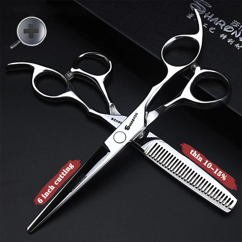 Sharonds 440c 6/7/7,5 Zoll Haarschneideschere Professionelle Friseurschere Effilierschere Haarschere