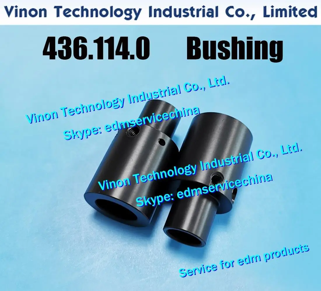 Agie 436.114 Bushing for Wire cut EDM machine. Inlet sleeve for brake 436.114.0, 24.55.204
