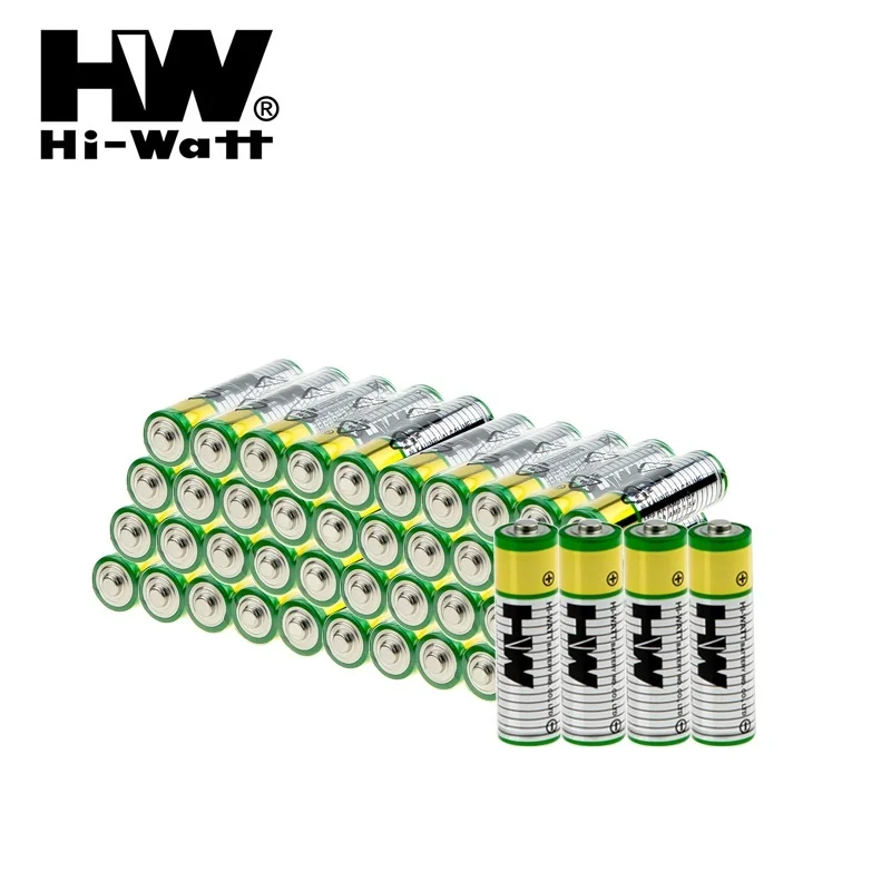 

Hi-Watt AA батареи 1,5 V батарея AA одноразовая сухая щелочная LR6 AA AM3 батареи AA для калькулятора часов радио Tase