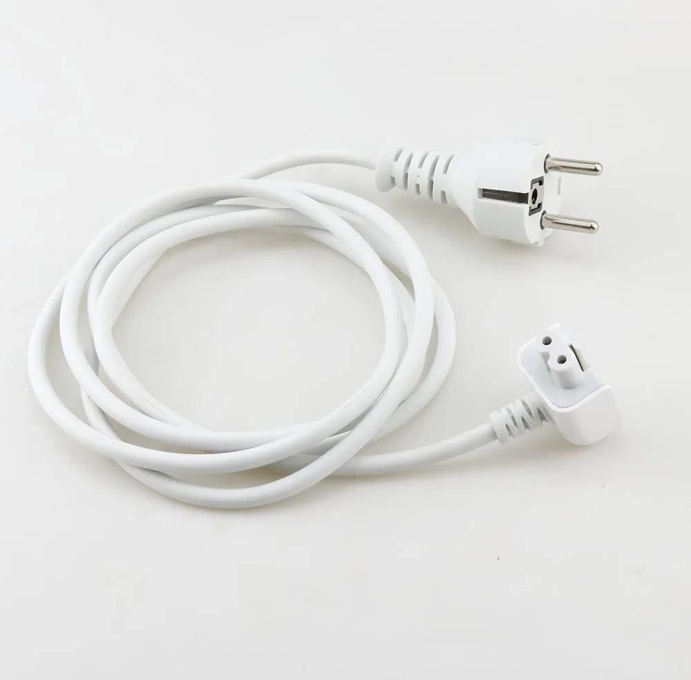 High Quality 1pcs EU Plug Extension Cable Cord For MacBook Pro Air Charger Cable Power Cable Adapter