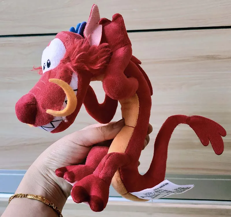 Disney Store JAPAN 2020 Mulan Plush Mushu Plush Doll Toy 18CM not Shoulder without magnet