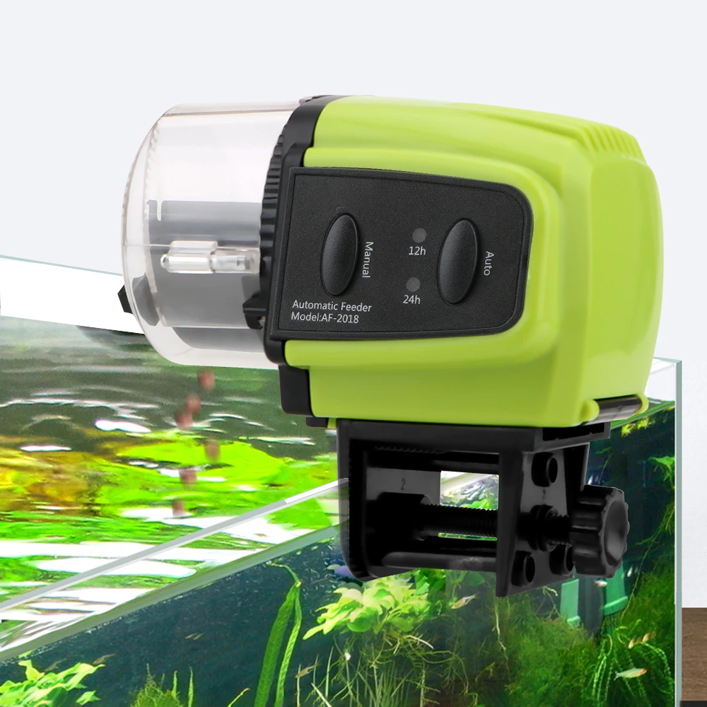 

Automatic Fish Timer Feeder Food Feeding 1 Pcs Aquarium Accessories Digital Display