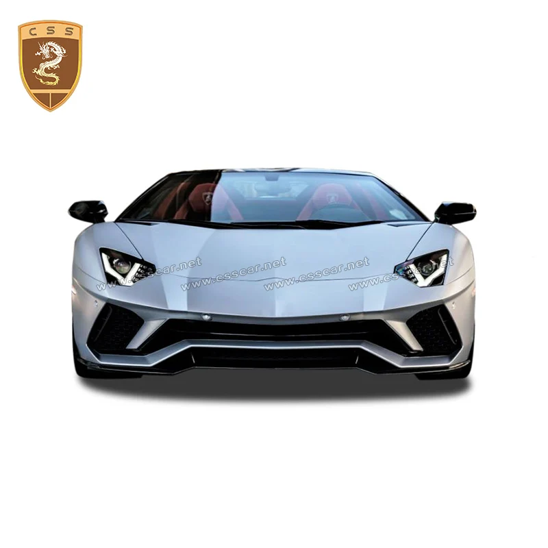 2014-2016 Fit For Lamborghini Aventador S LP740 Front Bumper OEM Style Car Styling Carbon Fiber Lip Front Auto Accessories