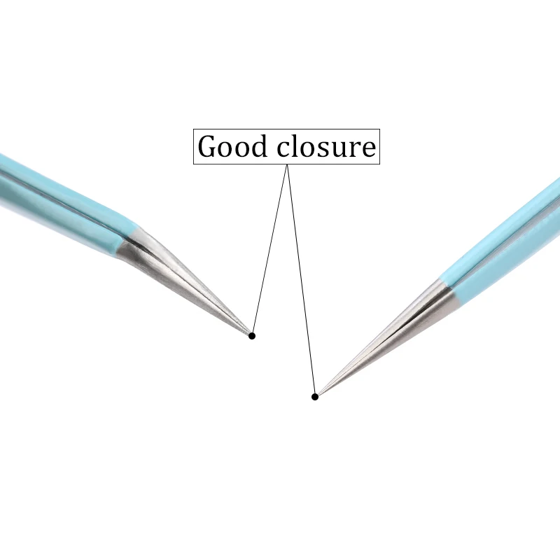 高精度アイラッシュピンセットセット、キャンディーカラー、ステンレス鋼、まつげエクステeps