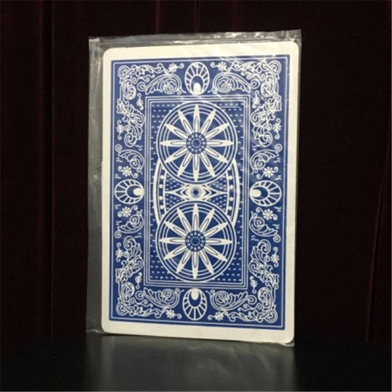 3 Card Joe X-Large Cards Magic Tricks (11X16 On Heavy Card Stock 41.5*28CM) Card Magic Trick Fun Mentalism Illusion Stage Magic