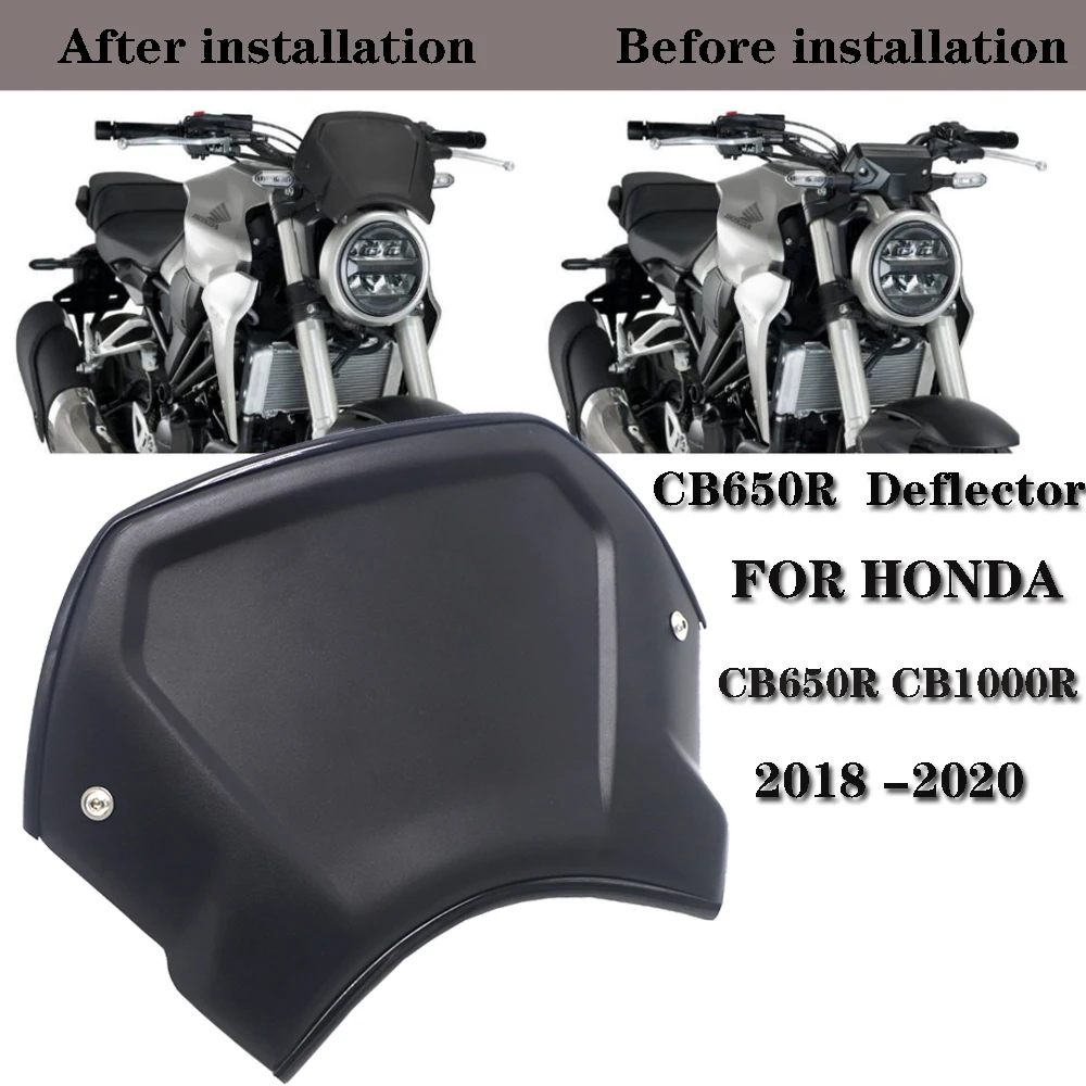 New FOR HONDA CB650R CB1000R CB 650 1000 R 2018 2019 2020 Motorcycle Accessories Modified WindScreen Windshield Front Deflector