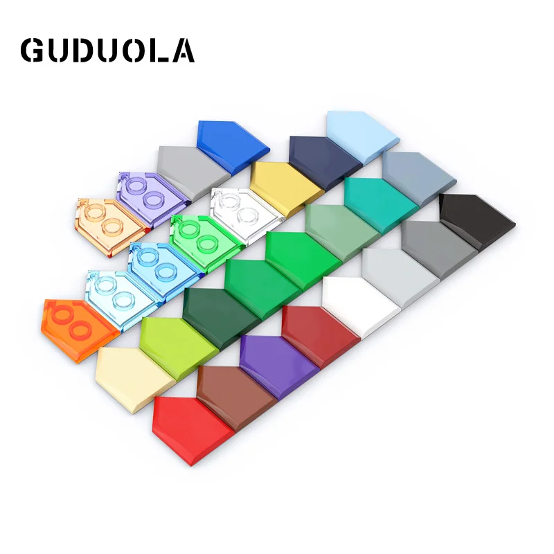 Guduola Tile 2x3 Pentagonal (22385/35341) MOC Building Block Toys Parts 30pcs/LOT