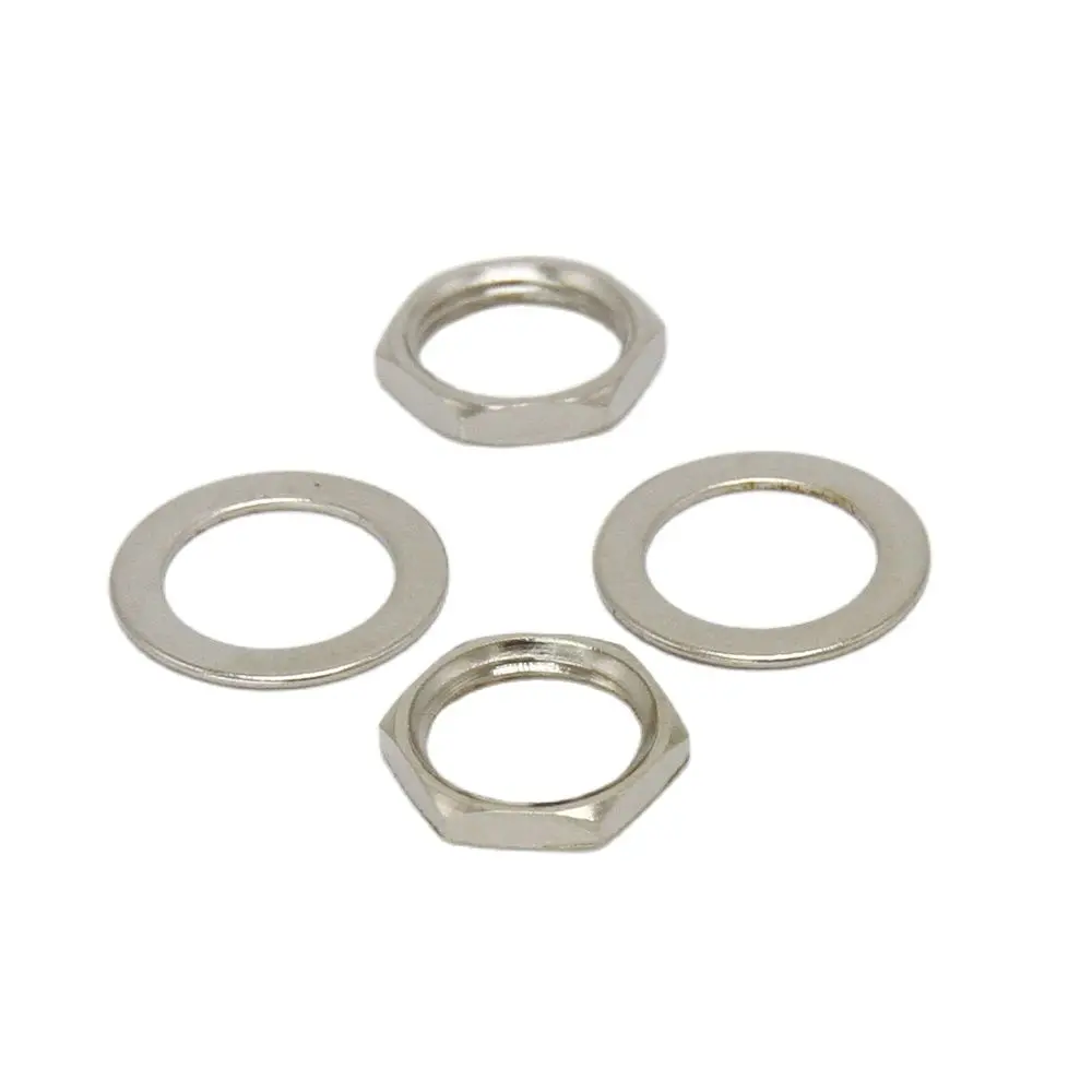 20pcs/lot Nut And Gasket For British System F Connector CATV F Connector Nut Gasket