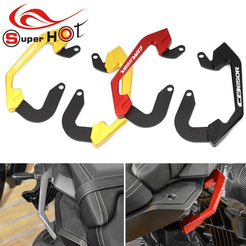 

For Honda CBR650R CB650R 2019 2020 CBR 650R CB 650R Motorcycle Accessories CNC Passenger Rear Seat Crab Bar Hand Rail Handlebar