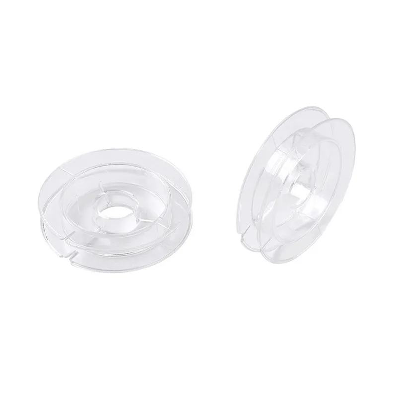 20pcs 50x10mm Clear Empty Wheel Plastic Spools Jewelry Tools for Beading Wire Thread String Accessories Tools F65