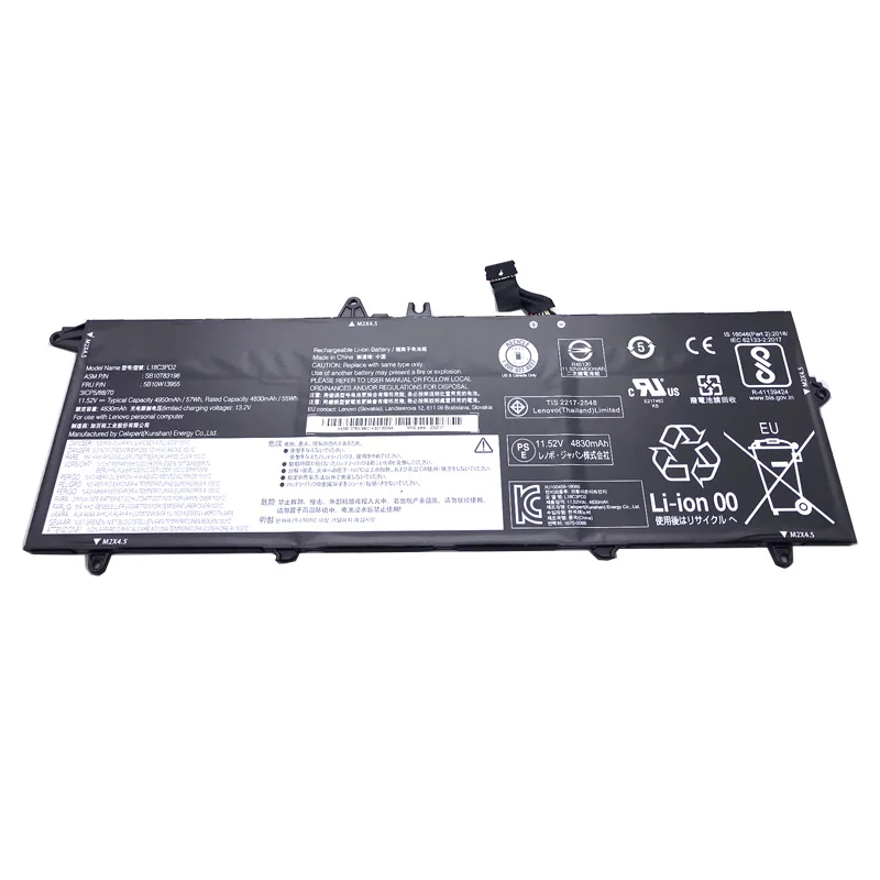 LMDTK New L18C3PD2 Laptop Battery For  Lenovo ThinkPad T490s T495S T14S L18L3PD1 L18M3PD2 L18M3PD1 02DL013 02DL014 02DL015 02DL0