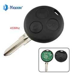 YIQIXIN 433Mhz Remote Car Key For Mercedes Benz Fortwo 450 Forfour 451 Roadster City Coupe Cabrio Chiave Crossblade1998-2006 Key