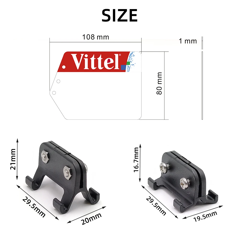 Support de montage de plaque d\'immatriculation pour vélo de route, cartes de course, TriDuvet, cyclisme, planificateur arrière, numéro de tige de