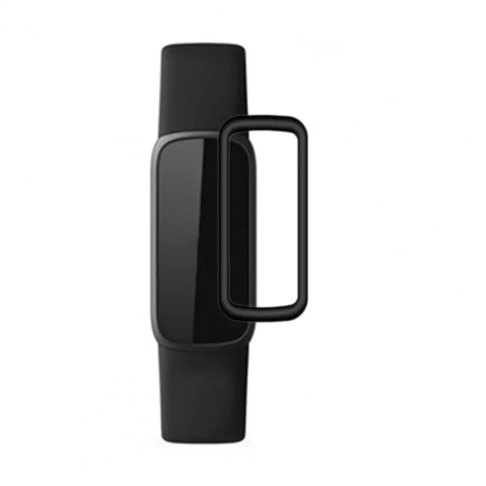 2Pcs Protective Film Anti scratch Resilient Smart Watch Full Coverage Screen Film Cover for Fitbit Luxe