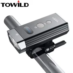 TOWILD BR2000 / BR1200 Bicycle Light Built-In 5200mAh IPX6 Waterproof USB Rechargeable Bike Light as Power Band bike accessories