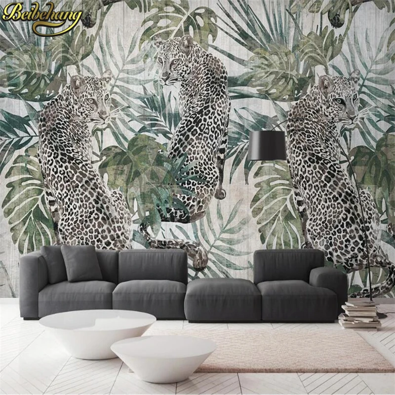 Custom wallpaper 3d Southeast Asian Tiger TV backdrop wallpapers for living room bedroom photo murals papel de parede