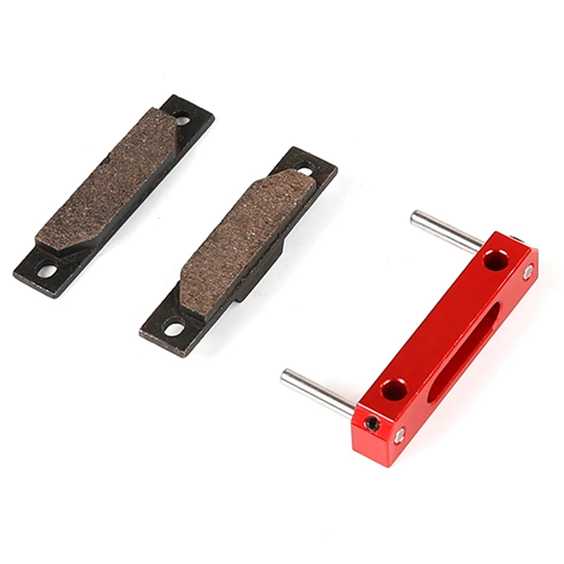 CNC Alloy Brake Pad Set for 1/5 HPI KM BAJA 5B SS RC CAR GAS PARTS 85201-Orange & Brake Disc Set