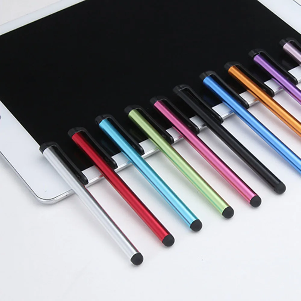 10PC Universal Stylus untuk Ipad Tablet PC untuk Ponsel Samsung Android Portable Sensitif Layar Sentuh Pena Kapasitif Stylus Di Saham