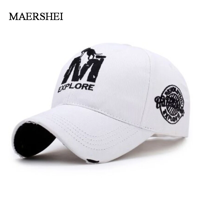 MAERSHEI Fashion couple embroidered baseball cap men\'s outdoor sports hat ladies sunscreen visor cap