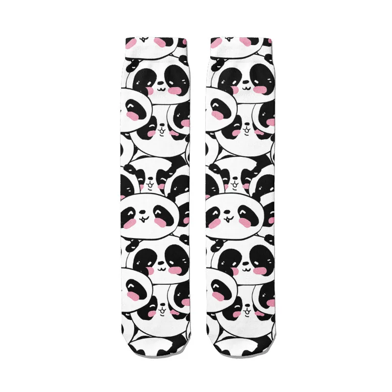 Funny Harajuku 3D Printing Cute Cartoon Panda Socks New Funny Men Women's Socks Novelty Kawaii Animal Avatar High Socks