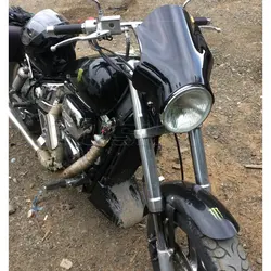 Windshield Windscreen Screen For 2003-2017 Moto Guzzi Breva Griso 1200 8V 1100 850 750 i.e Headlight Side Mounting Bracket