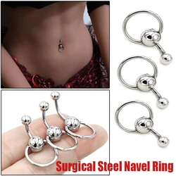 6/8/10MM Surgical Steel Navel Piercing Sexy Belly Piercing Ombligo Belly Button Rings Nombril Navel Rings Earrings Body Jewelry