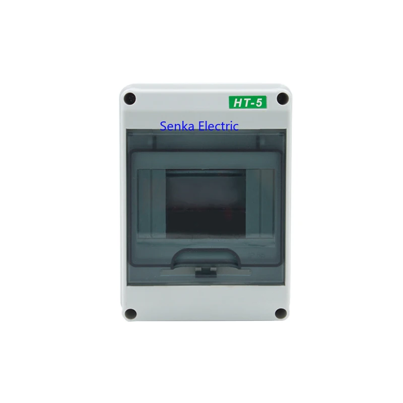 HT Series In/Outdoor Waterproof Distribution Power Box 5/8/12/15/18/24 Way Circuit Breaker Electrical MCB Panel Junction Box
