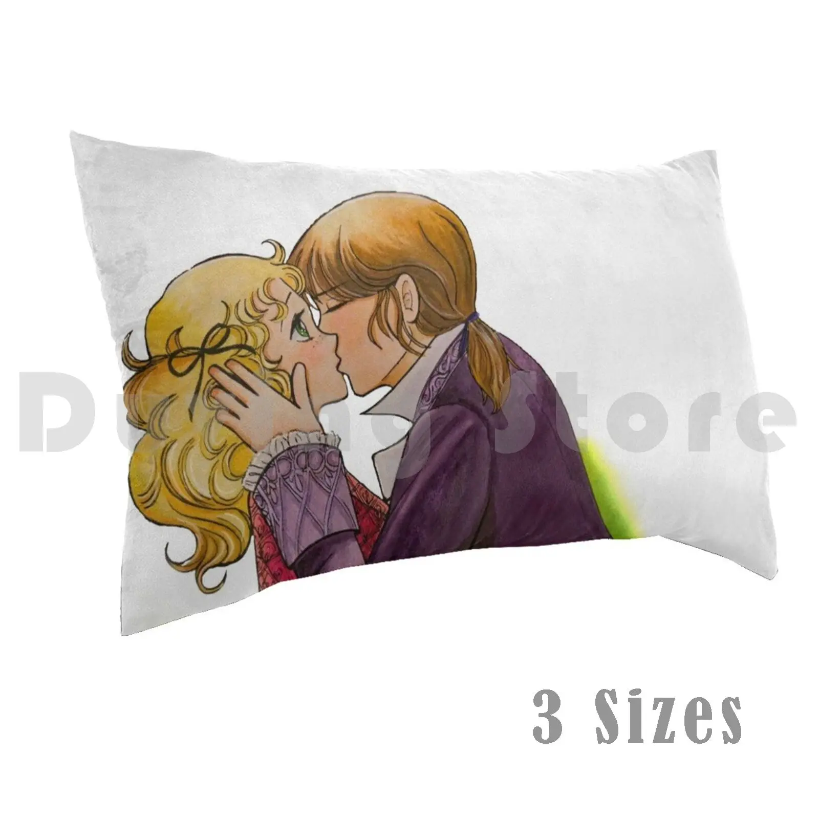 El Beso De Julieta (حلوى الحلوى) كيس وسادة مطبوع 35x50 مانغا أنيمي كاندي كاندي روميو جولييتا