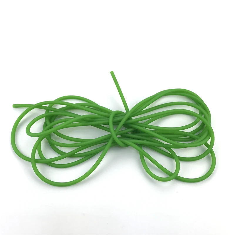 

Slingshot Green Natural Latex Yoga Rubber Tube 0.5-5M For Hunting Shooting High Elastic Tubing Band Accessories 2X5mm Diameter