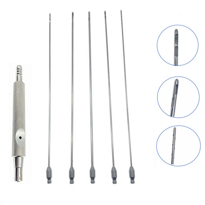

Liposuction Cannula Fat Aspiration Cannulas Stainless Steel Liposuction Tools Equipment