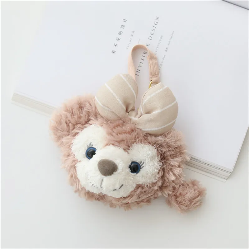 Duffy and His Friends Kawaii Fluffy ShellieMay Plush Coin Purse Card Bag Zero Wallet Lovely Gifts for Kids Girls