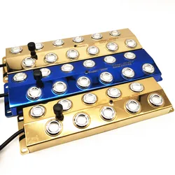 DC 48V Ultrasonic Fogger Blue/Gold Color 10/12 Head Humidifier Mist Maker Stainless Steel For Greenhouse Hydroponics