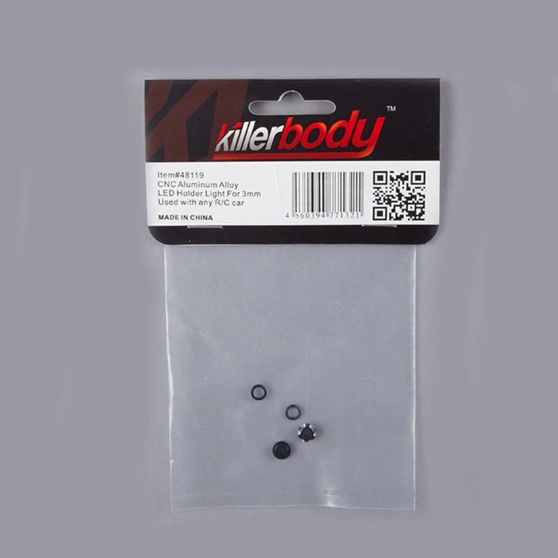 Killerbody 48119BK 3 mm LED light holder fit for any rc car