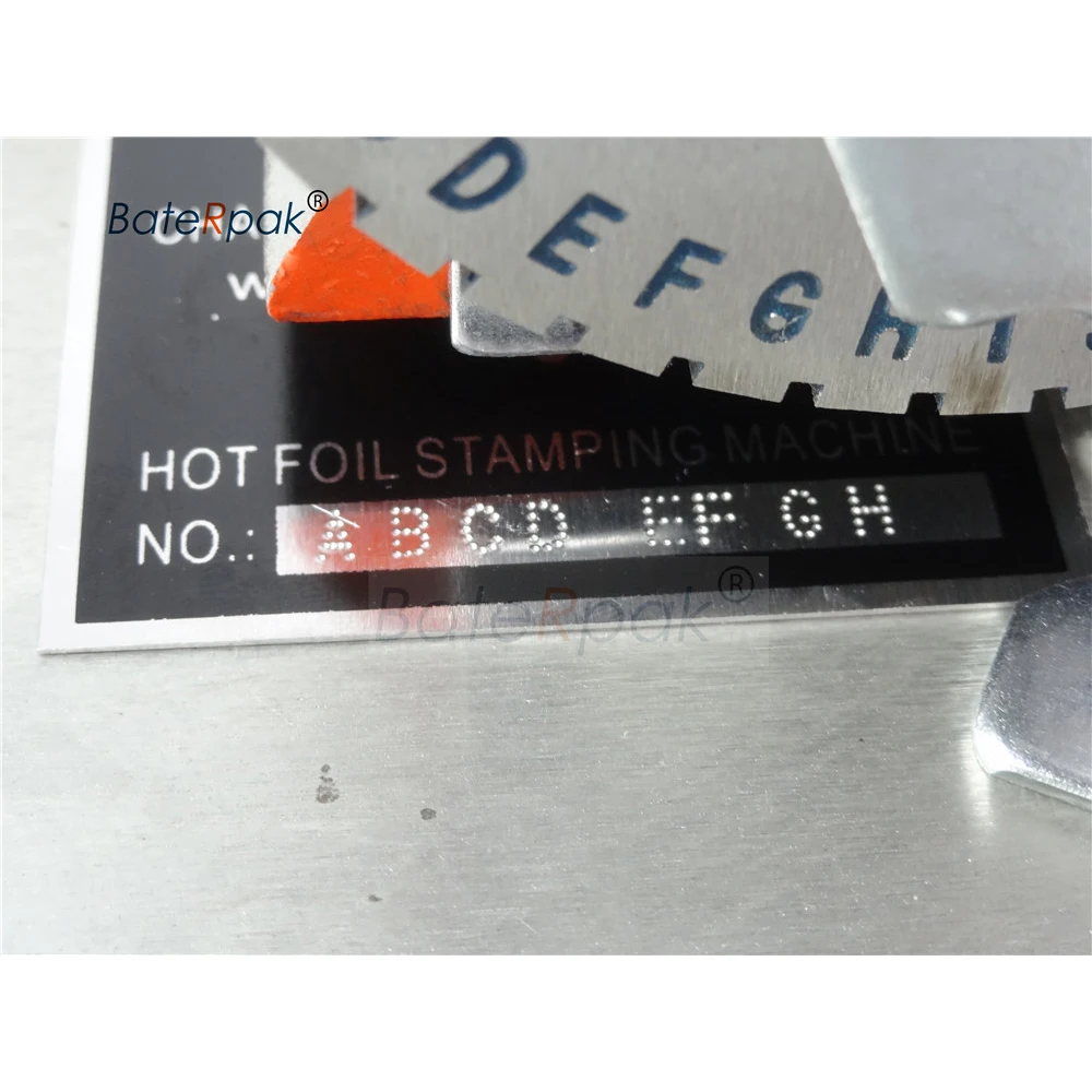 Dot stamping  machine letters wheel,BateRpak dotted marking wheel parts,Font height 3/4/5/6mm choose one,price for wheel only