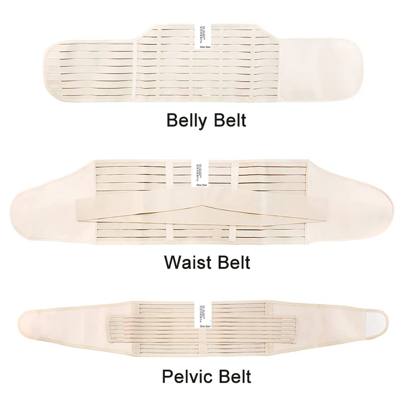 3 In 1หลังคลอดการตั้งครรภ์ Pelvis รัดตัว Belly Wrap Band Body Shaper หน้าท้อง Recovery เข็มขัด Girdles Slim เทรนเนอร์เอว