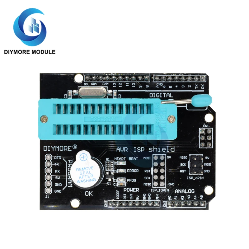 AVR ISP Programmable Expansion Shield Board Module For Arduino R3 Mega2560 Atmega328P Nano Pro Mini Module Bootloader