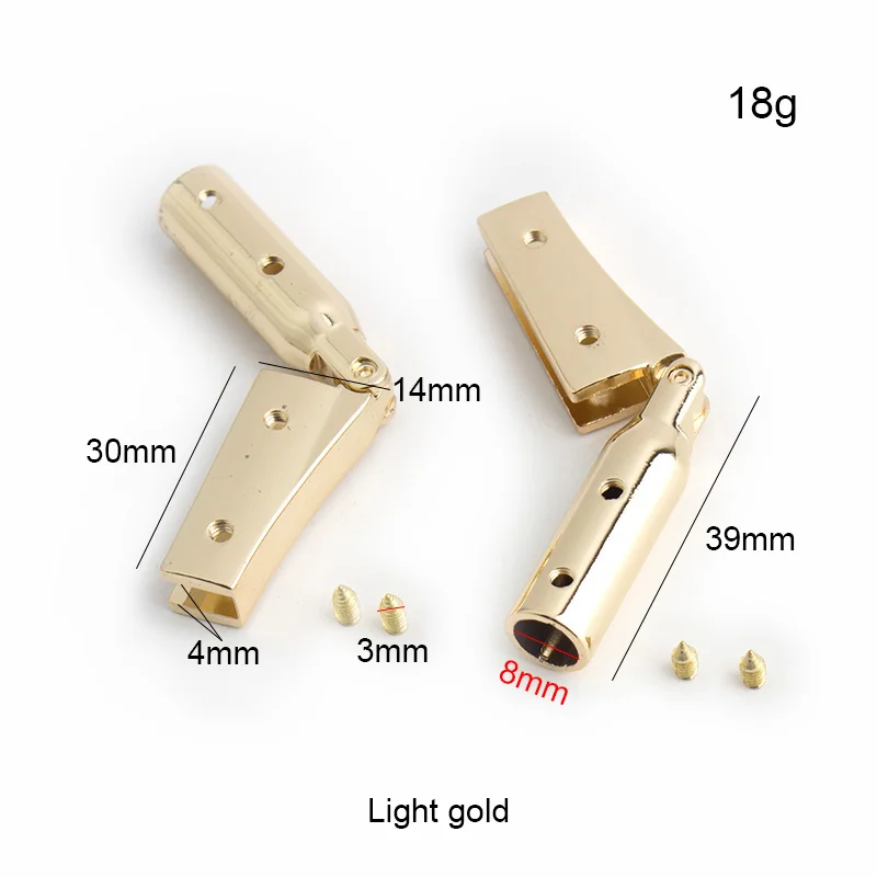 10-30-100pcs Light gold 30*14mm hardware side clips metal strap end buckle for bag heavy duty backpack clips