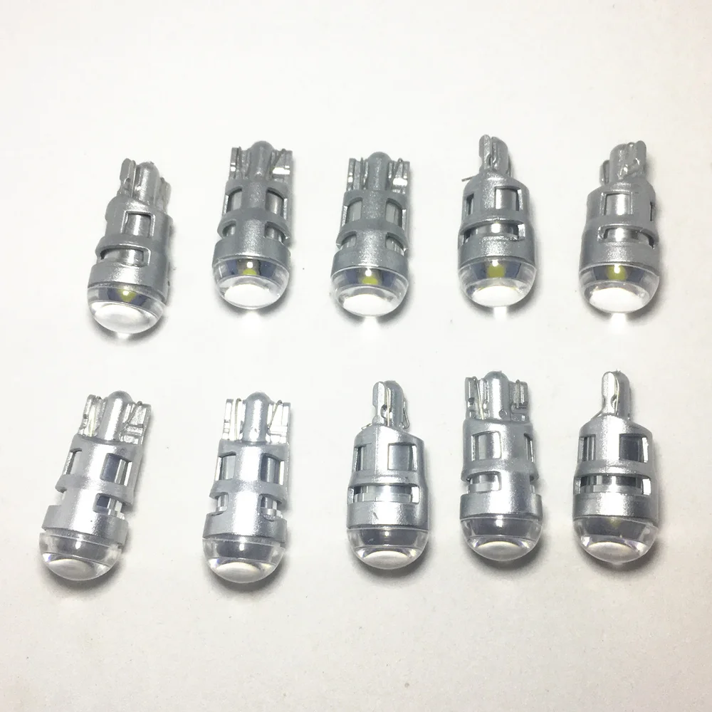 10 шт. T10 3030 1SMD лампы W5W LED194 168 DRL лампа для чтения автомобильный боковой парковка Ширина укрыты внутренной сводной светильник фонарь освещения номерного знака 12V