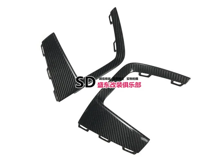 Fit for AUDI 2019 S4 3.0T Limousine Fog lamp frame S4 dry carbon fiber fog lamp wind knife