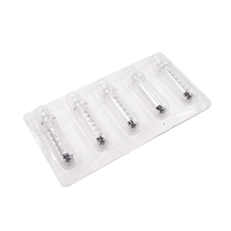 Disposable 0.3 ML Sterile Ampoule Head Syringe Needle High Pressure For Hyaluron Gun Hyaluronic Pen Lips Injection Anti-Wrinkle
