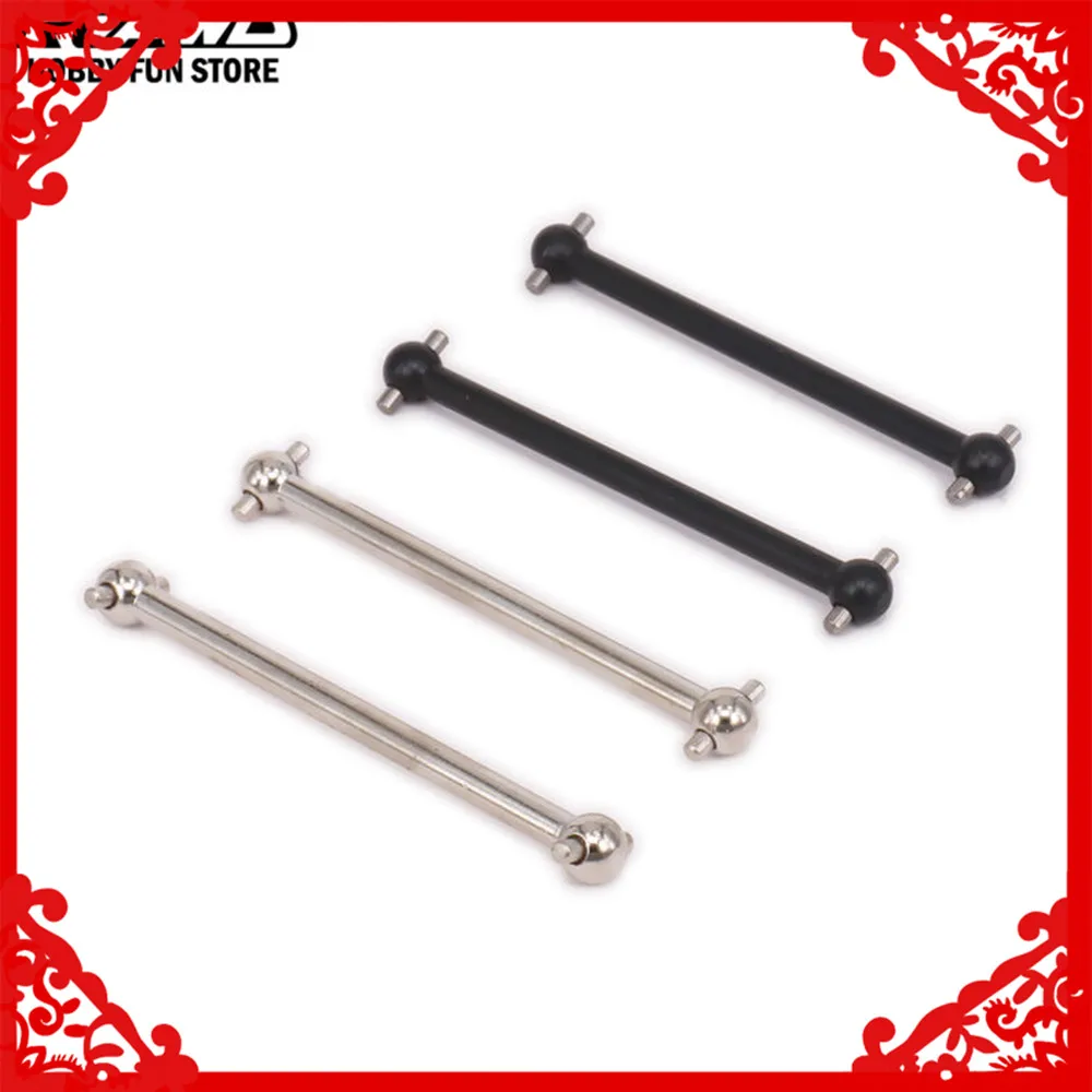 RCAWD Drive Shaft Dogbone 56mm Hole to Hole For Rc Hobby Car 1/10 HPI WR8 Series Flux WR80007 107874 Steel Or Iron 60mm Long