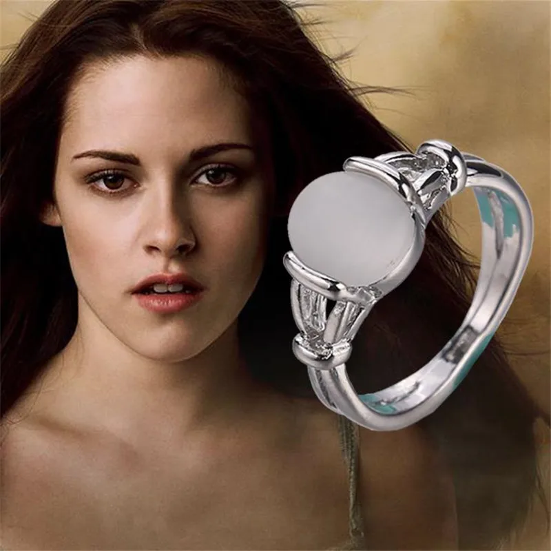 The twilight saga Bella Ring Vampire Girl Cosplay Finger Rings for Cosplay Daily Wear Movie Jewelry